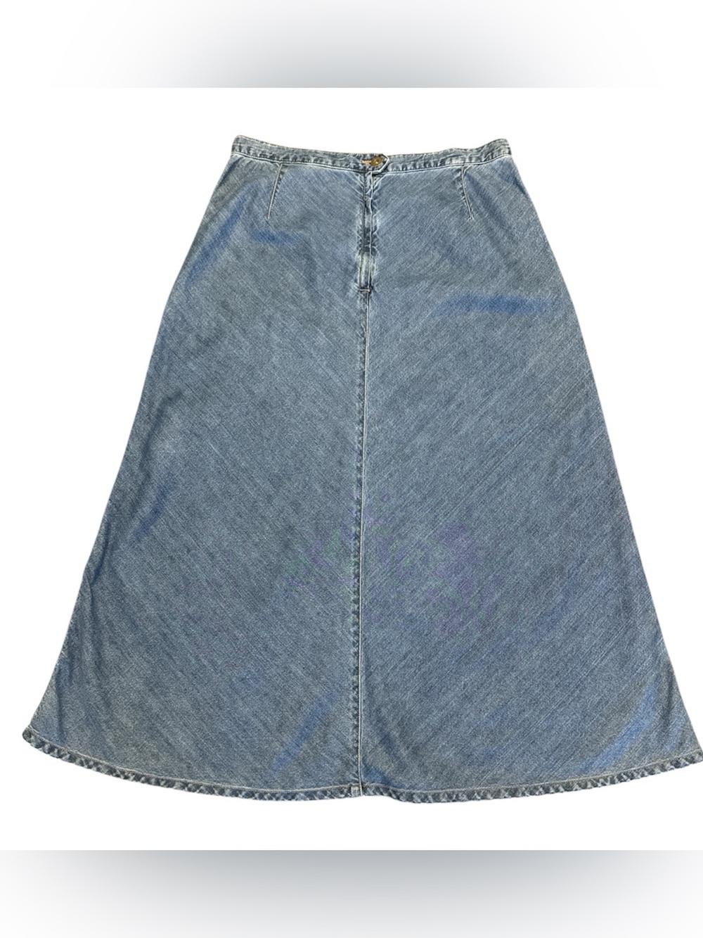 Liz Claiborne Light Blue A-Line Denim Skirt Size 16